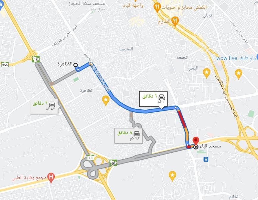 شقة عائلية -ليست فندقية- 8 دقائق بالسيارة للحرم أو قباء - Medina Екстер'єр фото